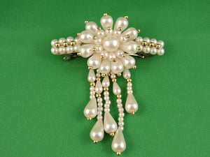 Jewelry - Hair Clip - Faux Pearls