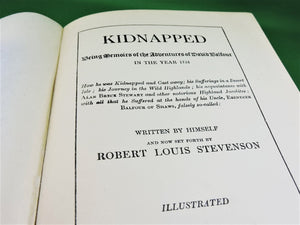 Book - 1912 - Kidnapped - By Robert Louis Stevenson