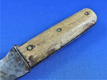 Load image into Gallery viewer, Knife - Home Made Fixed Blade Knife with Rivets on Handle
