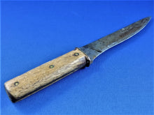 Load image into Gallery viewer, Knife - Home Made Fixed Blade Knife with Rivets on Handle
