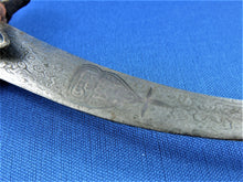 Load image into Gallery viewer, Knife - Custom Made Dagger Knife with Damascus Steel Blade and Sheath
