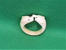 Load image into Gallery viewer, Inuit Art - Ivory Ring - Polar Bears
