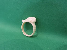 Load image into Gallery viewer, Inuit Art - Ivory Ring - Bird Resting
