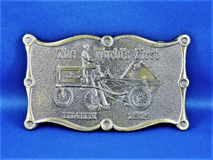 Belt Buckle - The World's First Elgin 1914 - Commemorative