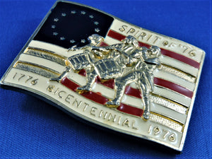 Belt Buckle - Spirit of '76 - Bicentennial - 1776 - 1976