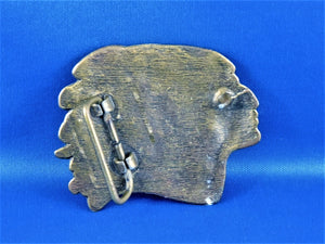 Belt Buckle - Native American Indian Chief Head