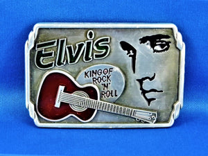 Belt Buckle - Elvis - King of Rock "N" Roll