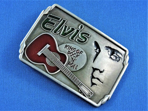 Belt Buckle - Elvis - King of Rock "N" Roll