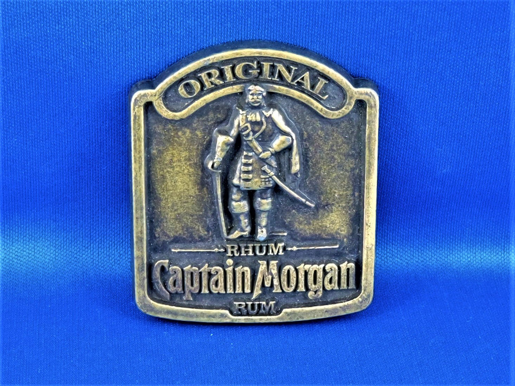 Belt Buckle - Original Captain Morgan Rum - Brass