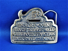 Load image into Gallery viewer, Belt Buckle - Insert 5 Cent Coin - Limited Edition - Pewter
