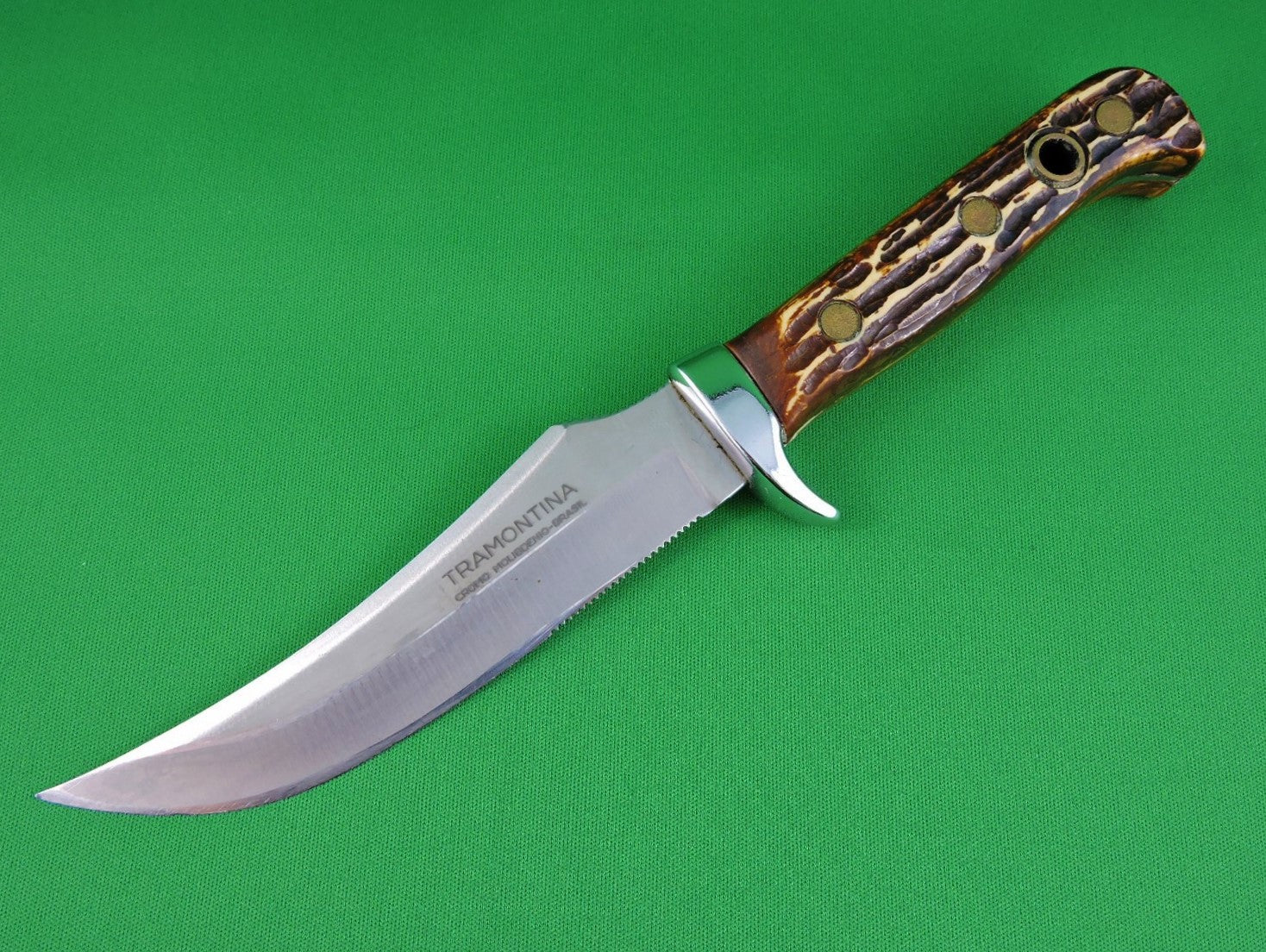 Knife - Tramontina Cromo Molibdenio Hunting Knife with Sheath – Sold  Outright