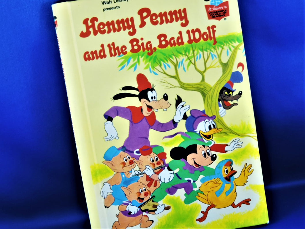 Children's Book - Walt Disney's - Henny Penny and the Big, Bad Wolf