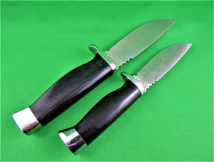 Knife - Frost 2 Piece Knife Set Black Fixed Blade - Early Edition