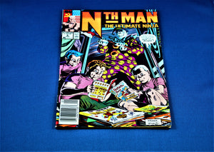 Marvel Comics - Nth Man The Ultimate Ninja - #8 - January 1990