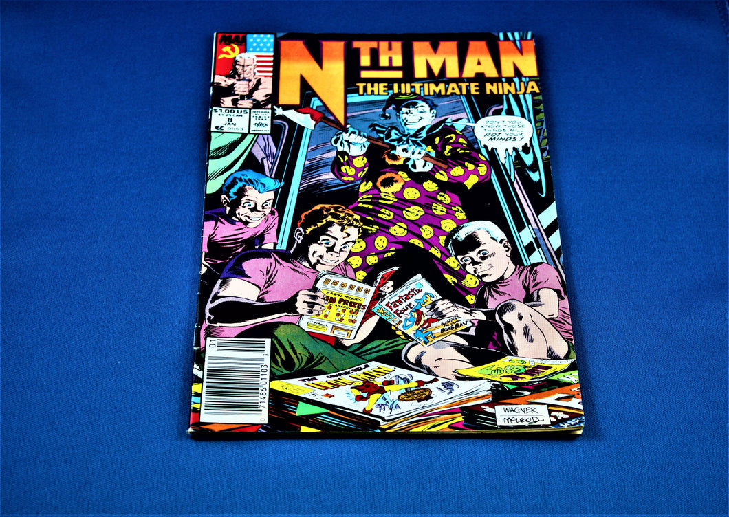 Marvel Comics - Nth Man The Ultimate Ninja - #8 - January 1990