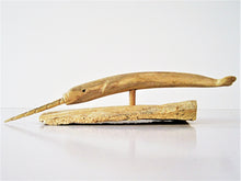 Load image into Gallery viewer, Inuit Art - Swimming Narwhal - Unicorns of the Sea
