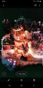 Christmas Novelties - Fiber Optic Resin Village